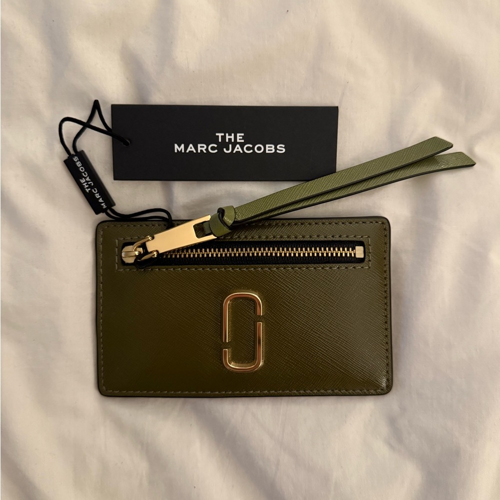 Marc Jacobs Olive Green Card Holder